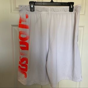 White Nike Men’s Athletic Shorts